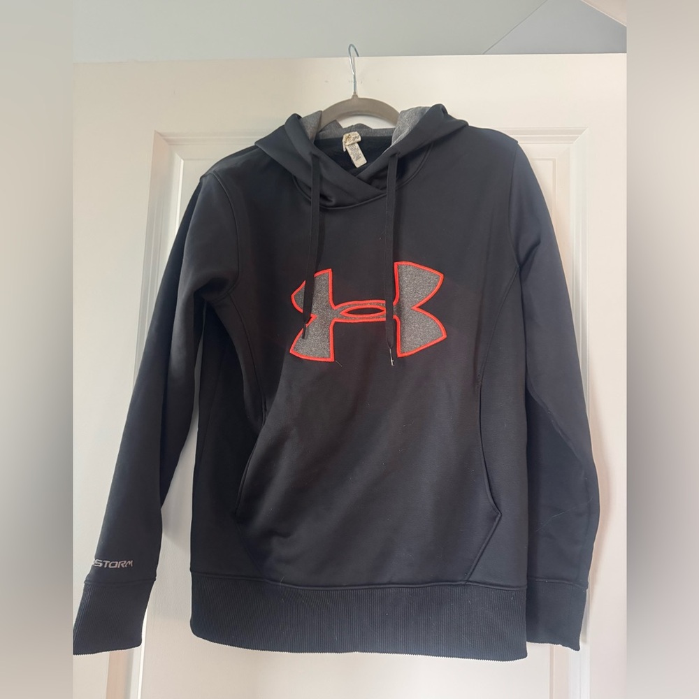 Under Amour Hoodie with Red/orange Logo